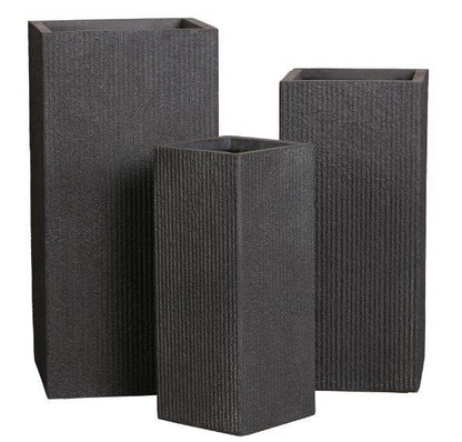 Macetero Alerce Fibra de Arcilla-Macetero Alerce-HBGA55-Black,Cyber Maceteros,Maceteros-Garden Market