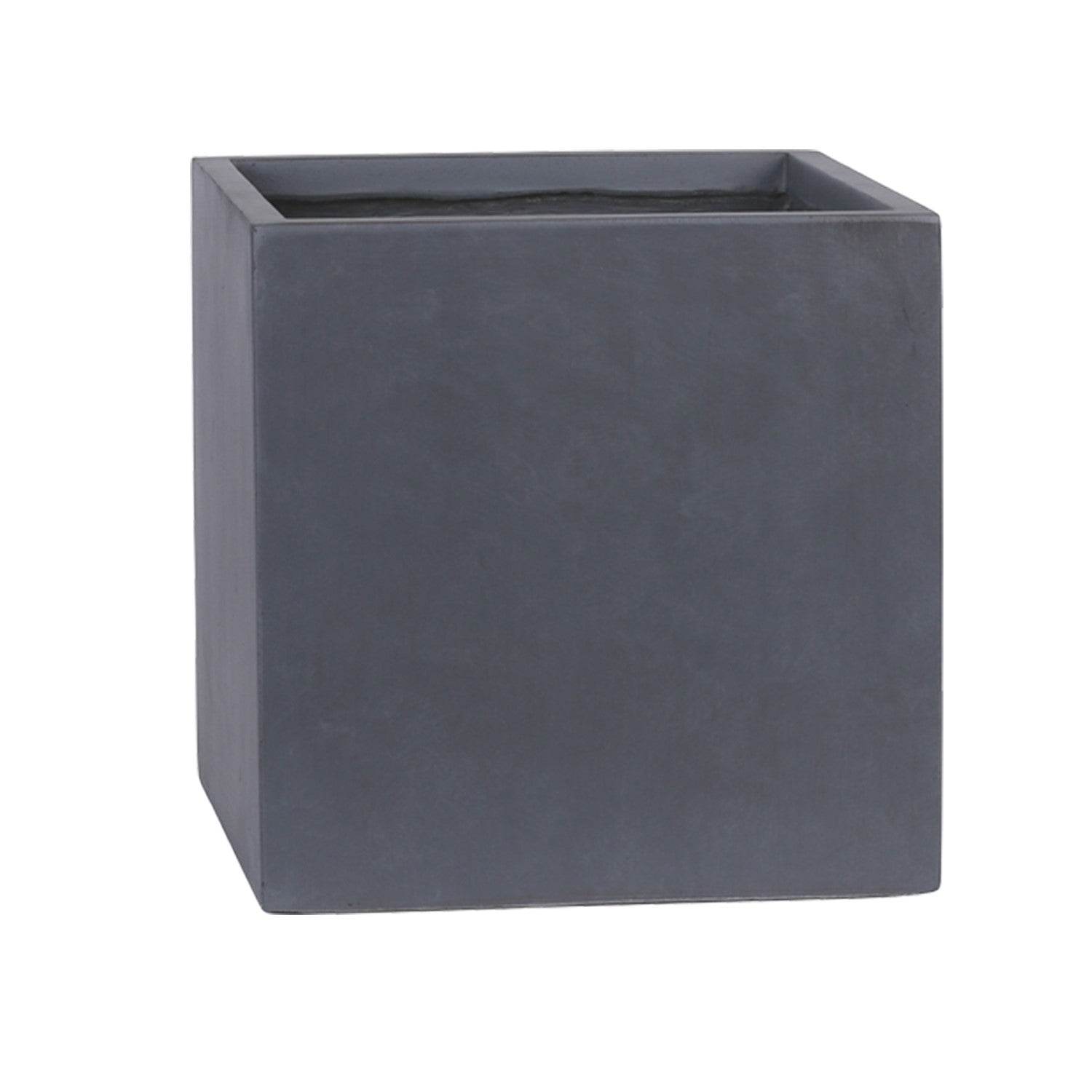 Macetero Araucaria Gris Fibra de Arcilla 26 cm - Garden Market