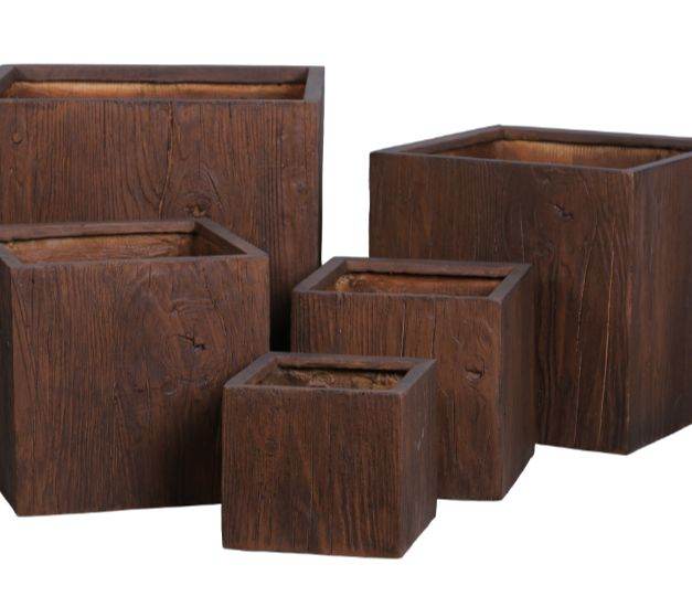 Macetero Canelo Fibra de Arcilla 23 cm - Garden Market