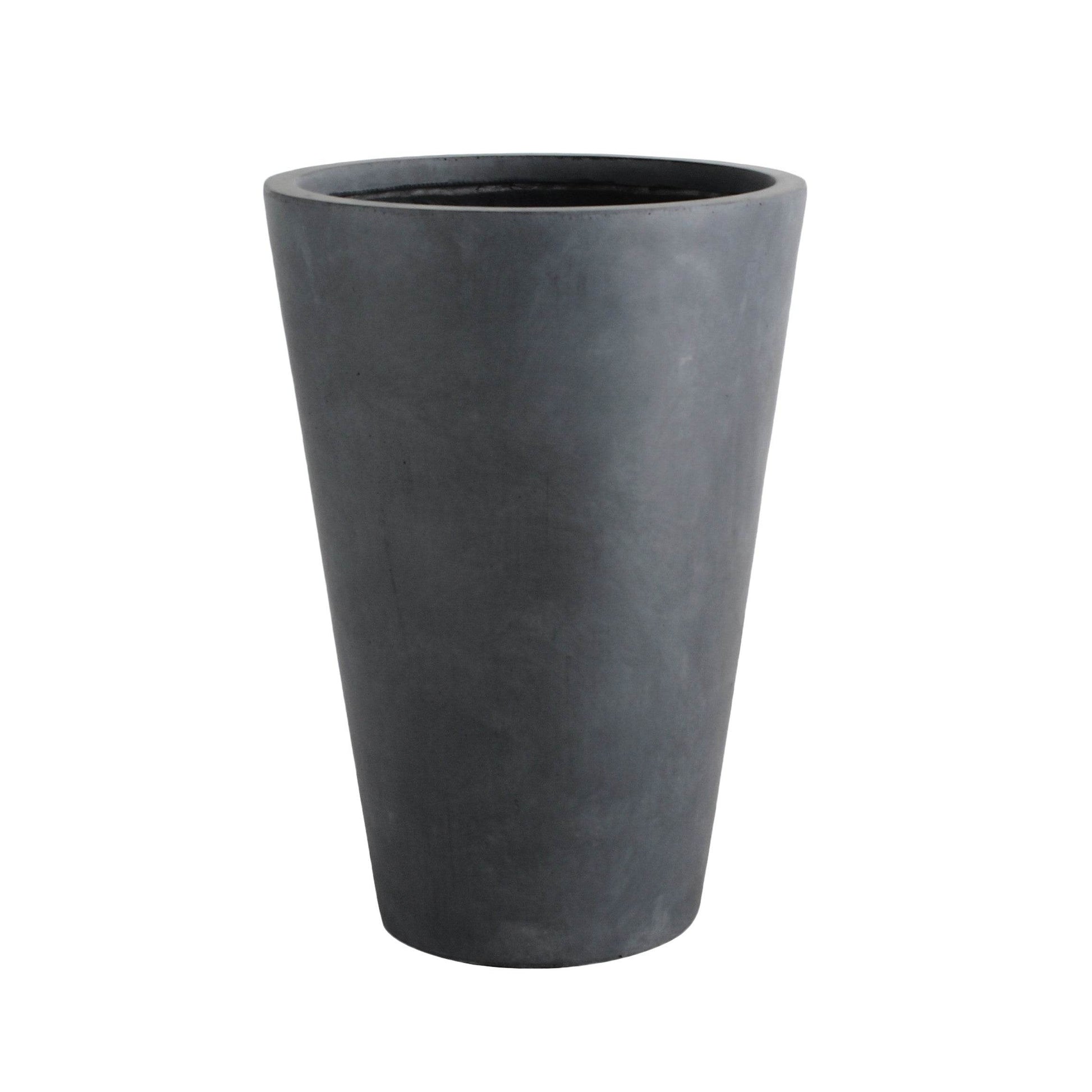 Macetero Coigue Gris Fibra de Arcilla-Macetero Coigue-HBGA32Gris-Cyber Maceteros,Maceteros-Garden Market