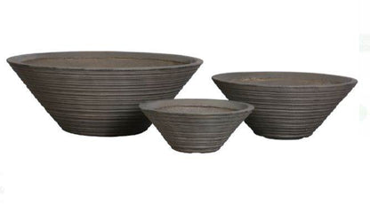 Macetero Lingue Fibra de Arcilla 22 cm - Garden Market