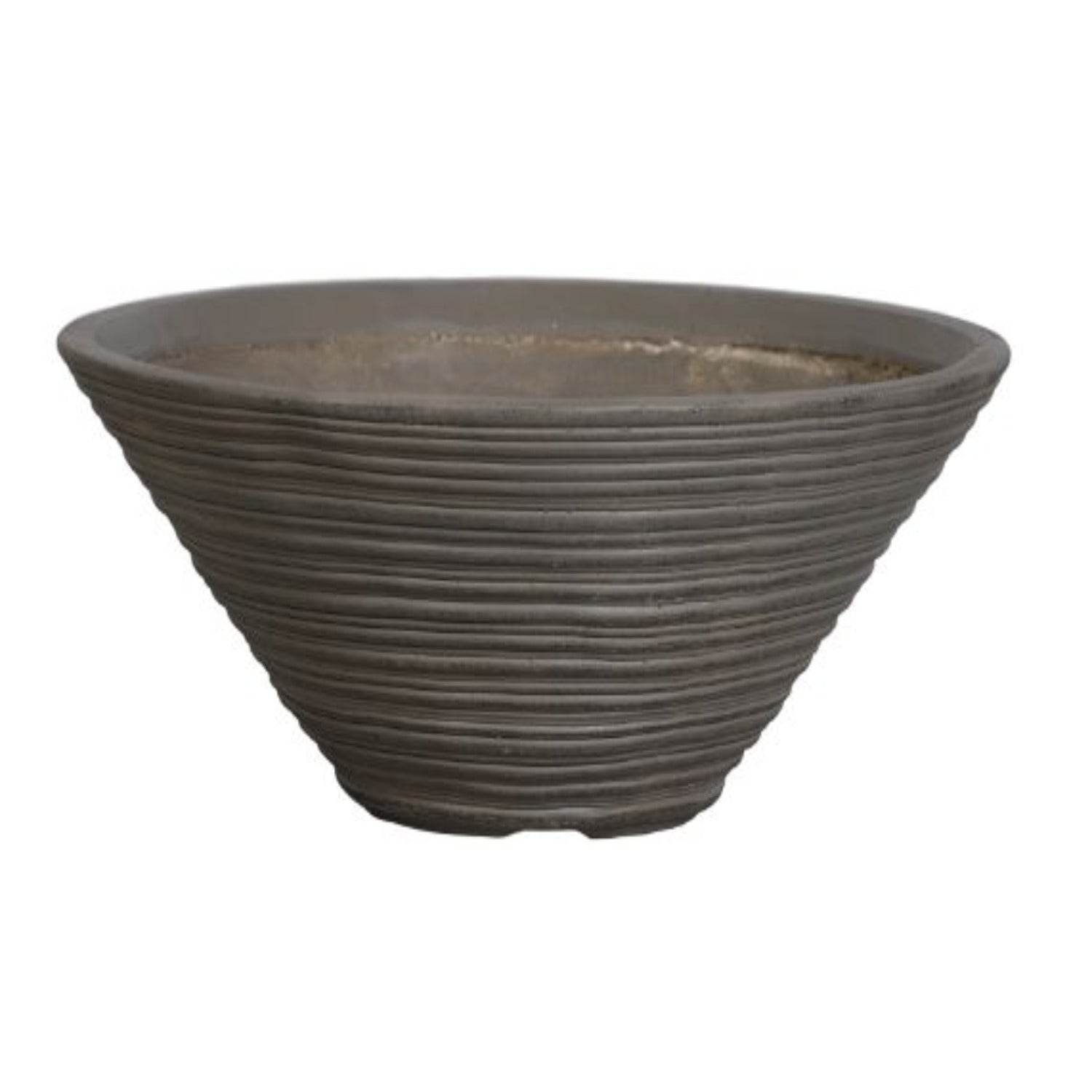 Macetero Lingue Fibra de Arcilla 22 cm - Garden Market