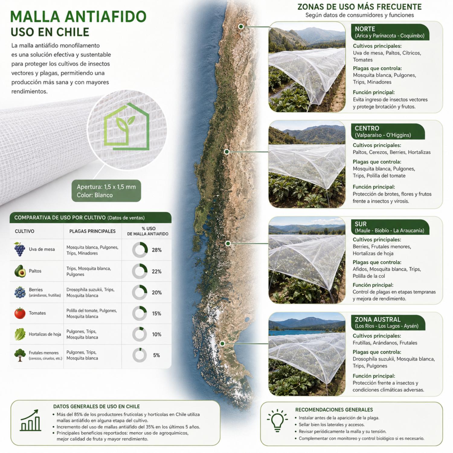 Malla Antiáfido 40 Mesh 110g 4x100 Metros-Malla Antiáfido-HBCN01X-Garden Market