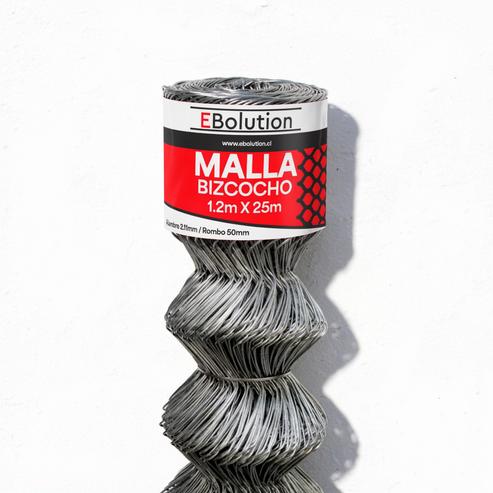 Malla Bizcocho 1,2mx25m(A2,11mm/R50mm)-Malla Bizcocho-MTJBZ12-Garden Market