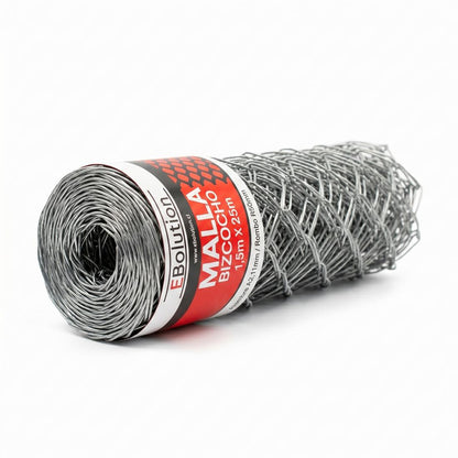 Malla Bizcocho 1,5mx25m(A2,11mm/R50mm)-Malla Bizcocho-MTJBZ15-Garden Market