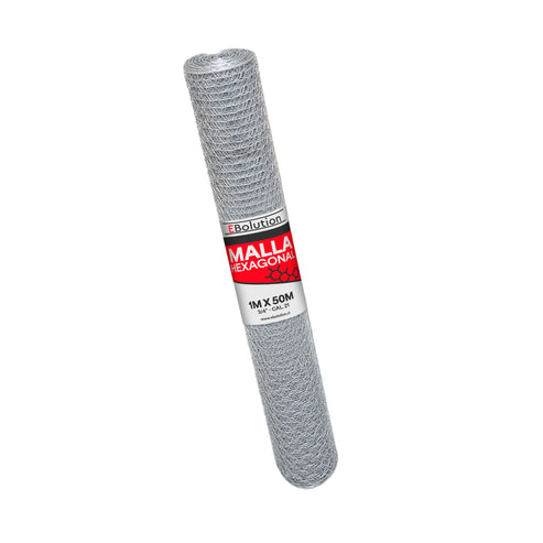 Malla Hexagonal 1,0m x 50m (3/4" - Cal, 21)-Malla Hexagonal-MTJHX10-Garden Market