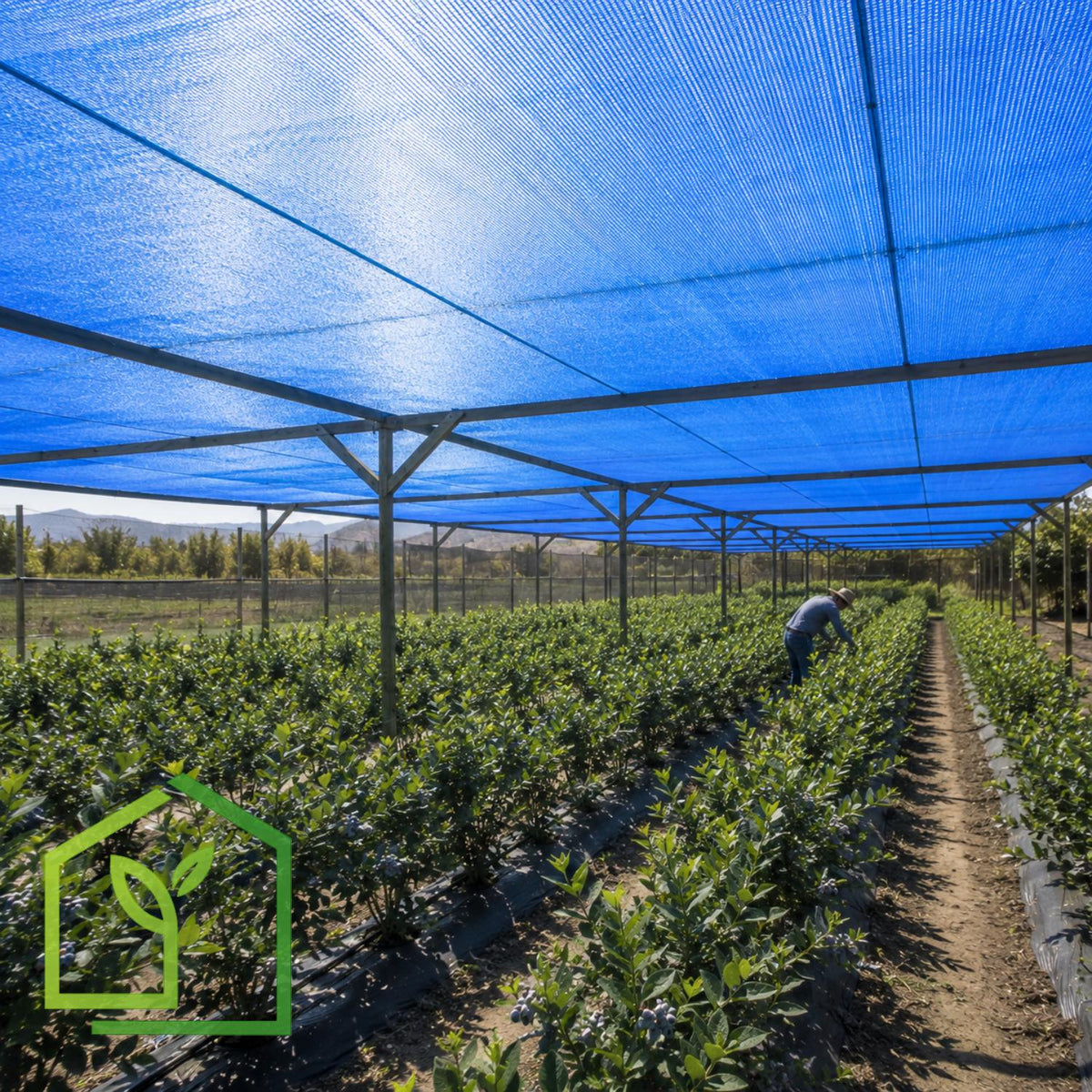 Malla Raschel 80% sombra, Azul - 2,1x100m-Mallas Raschel-GMMA08-Garden Market