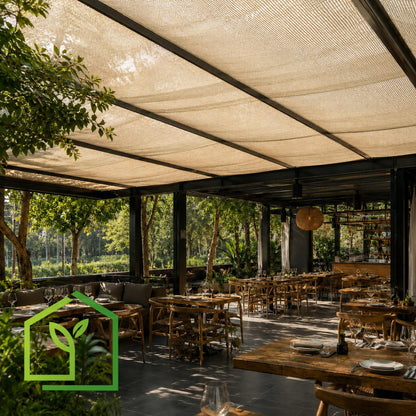 Malla Raschel 90% sombra, Beige Claro - 4,2x100m-Mallas Raschel-GMMA03-Garden Market