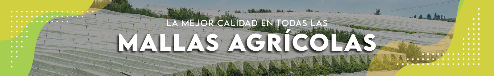 Banner de Mallas Agrícolas Garden Market