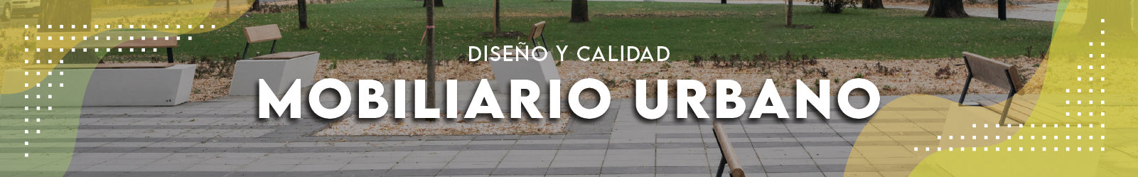 Banner de Mobiliario Urbano Garden Market