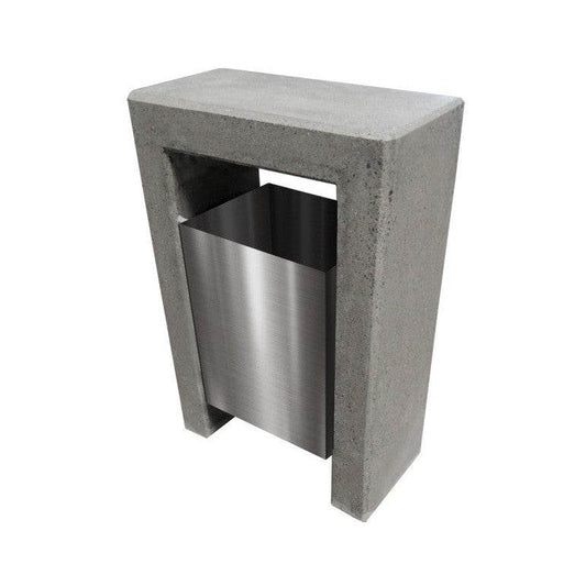 Papelero Inox 90 Cm-Basurero-HBAU61-Mobiliario Hormigon-Garden Market