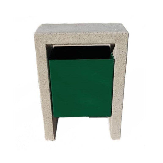 Papelero Metal 90 Cm-Basurero-HBAU46-Mobiliario Hormigon-Garden Market