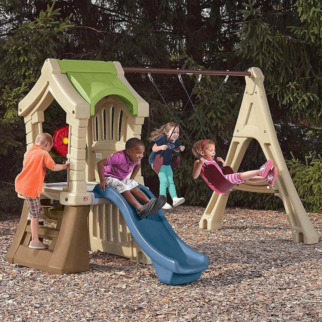 Play Up Gym Set-Columpio de Plástico-HB850000-Columpios,Oferta-Garden Market