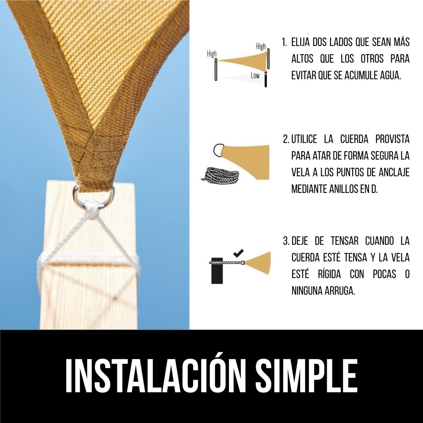 Toldo vela 120gr/m² 10x10m-Hogar-HBTA133-Toldos-Garden Market